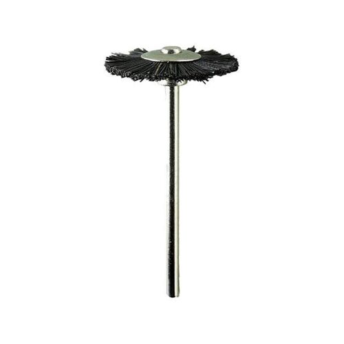 Brosse en crin diametre 21mm sur tige - diametre du mandrin 2.35mm - ADNAuto