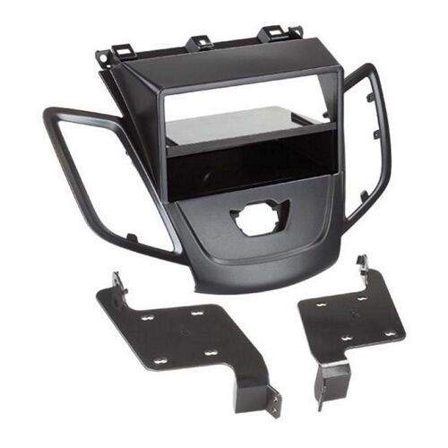 Facade Autoradio Fa2322 Ford Fiesta 08-13 - Sans Ecran - Noir - Avec Vide Poche - 1din - Adnauto