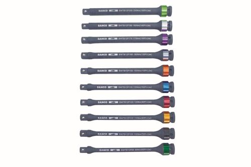 Bahco Barre de torsion 1/2 pour déserrer les écrous de roues avec une clé à choc sans excéder le couple recommandé - BWTB12P120""