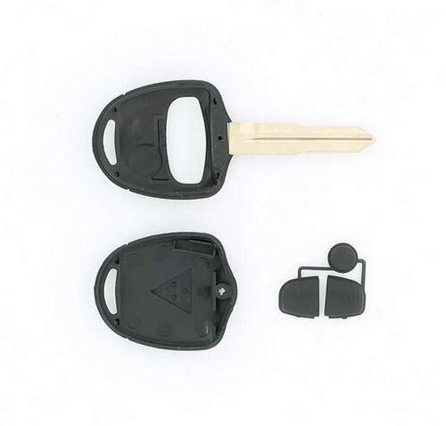 Coque Cle Adaptable Mit21 Mitsubishi 2 Boutons Lame Crantee Fixe