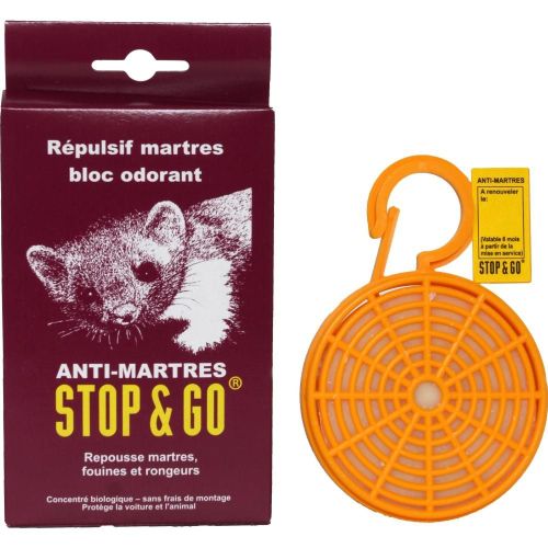 Repulsif Anti Martres Bloc Odorant Concentre Stop Go