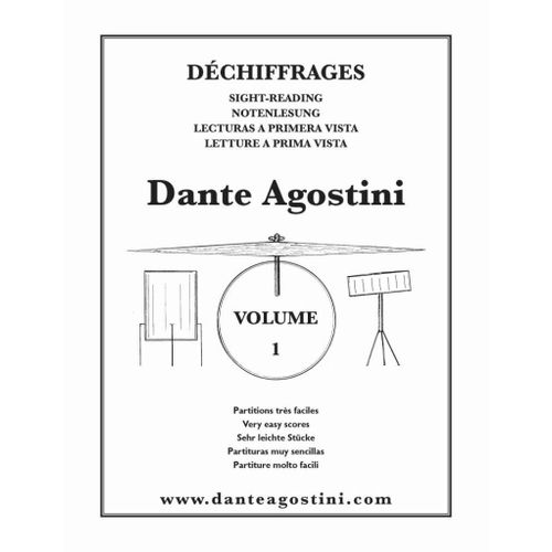 Dante Agostini : Preparation Au Dechiffrage Vol.1 Preparation For Sight-Reading - Recueil Batterie 9790707005163 Carmk8960