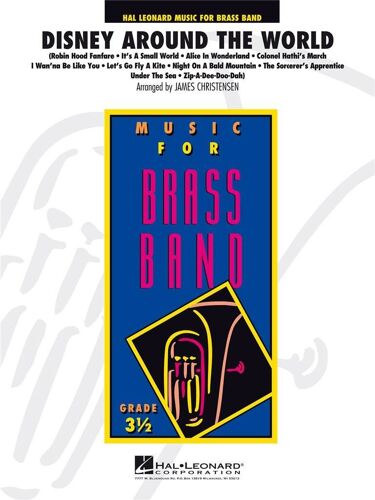 Marc Jeanbourquin : Disney Around The World Medley - 10 Favorites - Conducteur Brass Band 9790035235690 Hl44012889