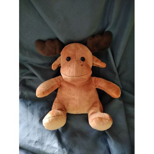 Doudou Peluche Elan Rennes Marro Brun Assis Afibel