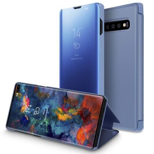 Etui Housse Coque Pour Xiaomi Redmi Note 5 -View Cover Miroir -Bleu - Kaeesi®