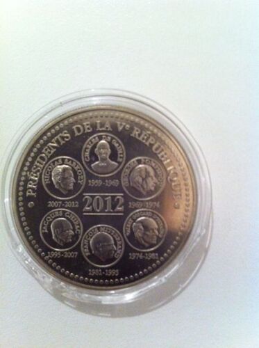 Medaille Présidents De La V° République 2012