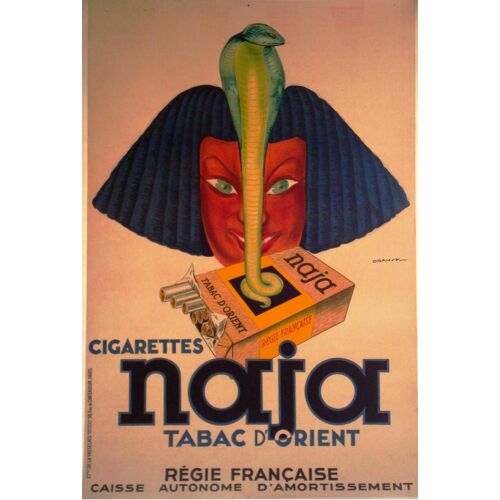 Affiche Cigarettes Naja