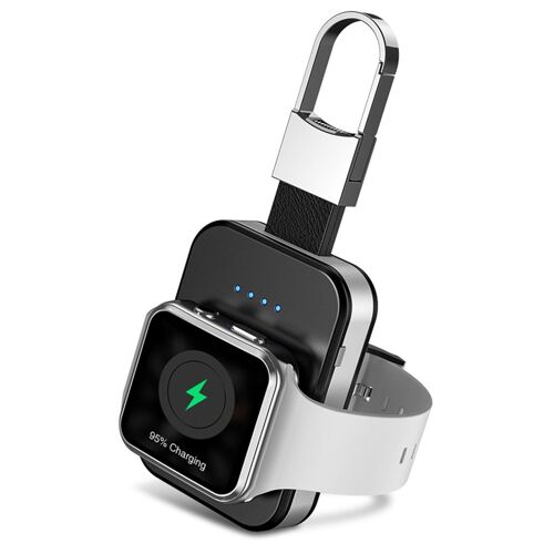 Raxfly Chargeur Sans Fil Power Bank 950mah Pour Apple Watch Série 1 2 3 4 Portable Keychain Batterie Externe