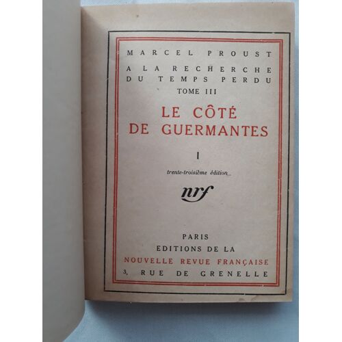 Le Côté De Guermantes