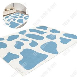 Td® Tapis Imitation Cachemire Moucheté Chambre Couverture De Chevet Tapis De Sol Antidérapant Tapis De Porte Résistant À L'usure