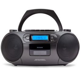 Radio-Cassette Aiwa BBTC550BK 6W Noir