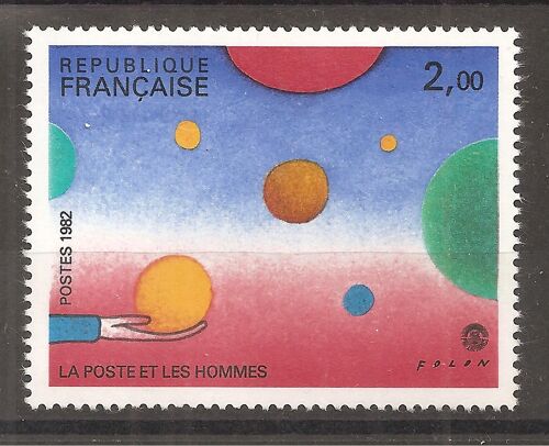 2199 (1982) Philexfrance 82 La Poste Et Les Hommes N** (Cote 3,85e) (0887)
