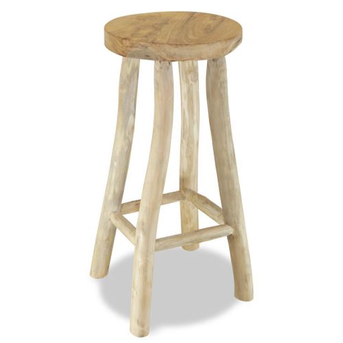 Tabouret De Bar Teck Marron