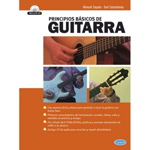 Toni Castarlenas_Manuel Zapata : Principios Básicos De Guitarra - Recueil Avec Cd Guitare 9790692022565 Carml2933 9788438710579