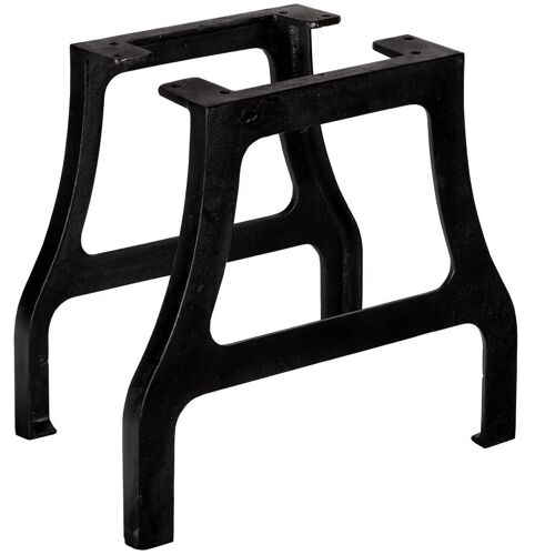 Pied De Table Basse 2 Pcs Cadre En A Fonte