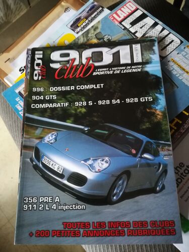 Club 901 4 De 2003 996 Carrera,904 Gts,928s,911t 2.4 Coupe Us,Dechaumel,930 Turbo,356 Pre A