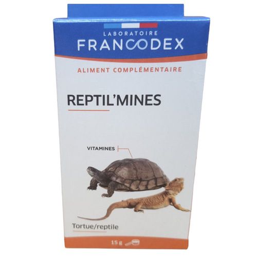 Reptil'mines 15 G Vitamine Pour Reptile Et Tortue