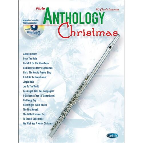 Andrea Cappellari : Anthology Christmas Flute - Recueil Avec Cd Flûte Traversière Carml2982 9788850715756