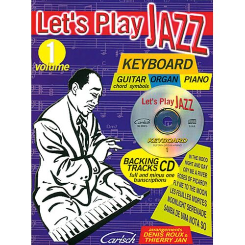 Roux-Jan : Let's Play Jazz 1 - Recueil Avec Cd Keyboard Carml2032 9788882918941