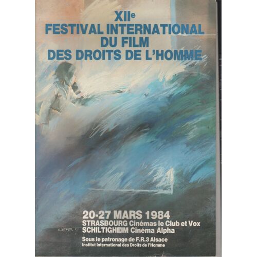 Festival International Des Droits De L'homme Mars 1984 Strasbourg