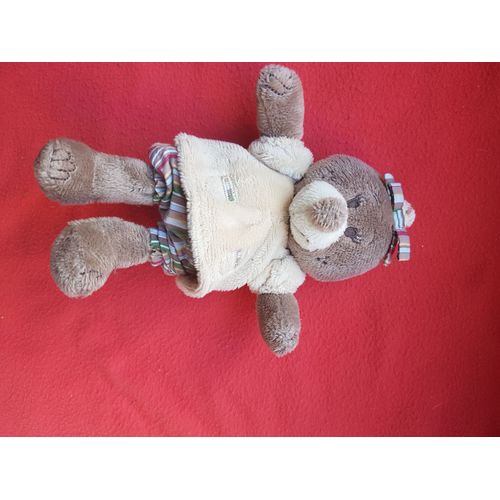 Peluche Doudou Taupe Herisson Noukie's Petit