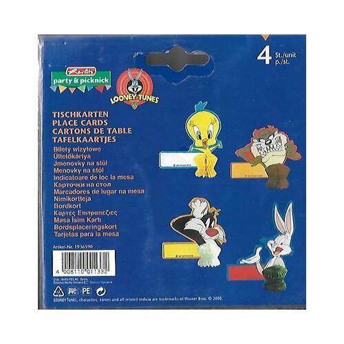 cartons de table looney tunes