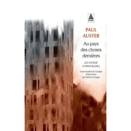 Au Pays Des Choses Dernières - Le Voyage D'anna Blume