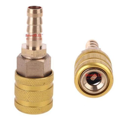 Valve De Pneu En Laiton Massif 8mm, Pince De Buse De Pompe À Air, Connecteur Adaptateur De Filetage
