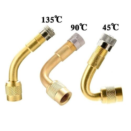 3pcs-Mix - Tube D'extension De Gonflage De Valves De Voiture, Adaptateur Résistant, Universel, Moto, Vélo, Connecteur, Accessoires, 45, 90/135