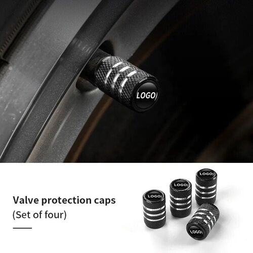 Black 4pcs - Couvertures Universelles De Protection De Assujetde Voiture, Sante De Assujetautomatique, Accessoires De Voiture Pour Ford Focus Fi.C. Ranger Mondeo Kuga Escape, Cuillère À Soupe