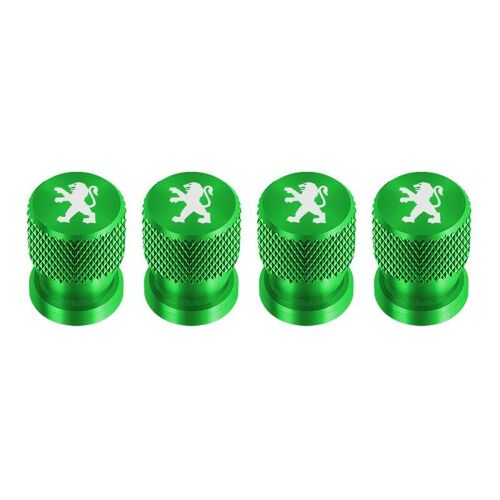 Style 3 Vert - Capuchons De Tige De Assujetde Roue De Voiture, Couvercle Hermétique Cnc, Style De Voiture, Kit 107 208 3008 308 307 406 407 408 508 207