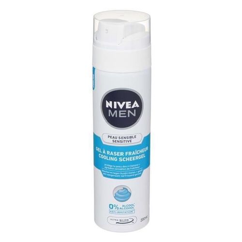 Nivea Gel A Raser Peau Sensible Fraicheur Pour Homme - 200 Ml 