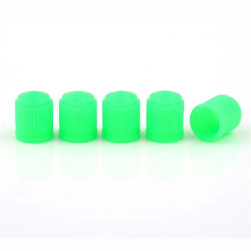Vert - Capuchon De Tige De Assujeten Plastique Abs Pour Voiture, Vélo De Course, Camions Et Vélos,Transparent, Paquet De 100 Pièces