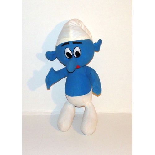 Schtroumpfs Ancien Gaylu Doudou Peluche 39 Cm