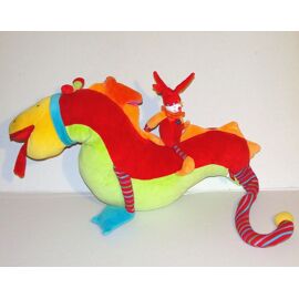 Dragon Moulin Roty Dragobert Doudou D Activité Grand Modele Doudou Peluche Moulin Roty 80cm