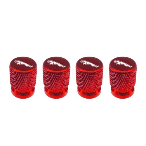 Rouge - Capuchon De Assujetde Voiture 4 Pièces, Accessoires Valve De Roue Coque D'air Pour Guitf-Type F-Pace E-Pace I-Pace Xf Recruitment Xj X-Type Auto Goods