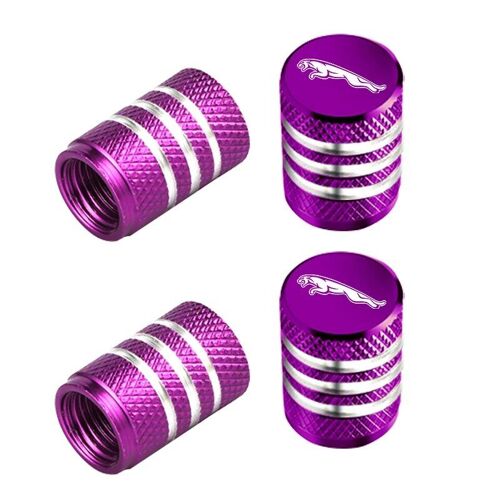 Violet - Capuchon De Assujetde Voiture 4 Pièces, Accessoires Valve De Roue Coque D'air Pour Guitf-Type F-Pace E-Pace I-Pace Xf Recruitment Xj X-Type Auto Goods