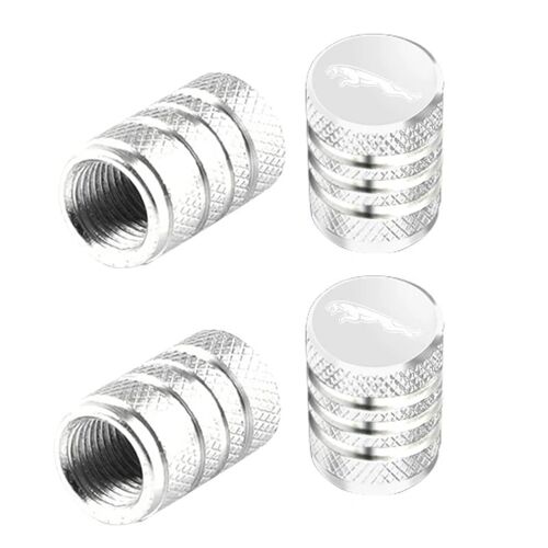 Argent - Capuchon De Assujetde Voiture 4 Pièces, Accessoires Valve De Roue Coque D'air Pour Guitf-Type F-Pace E-Pace I-Pace Xf Recruitment Xj X-Type Auto Goods