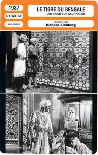 Fiche Monsieur Cinéma Le Tigre Du Bengale