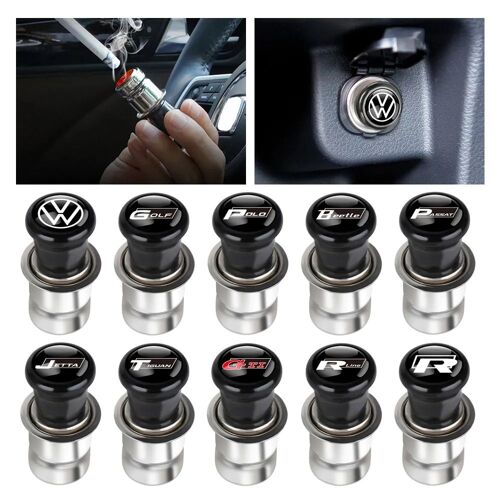 4 Mouvement - Briquet Laguna Coupe-Vent En Métal Pour Voiture, Prise De Courant, Accessoires De Voiture, Volkswagen Golf Passat Polo Tiguan Gti R Line Beetle, 1pc