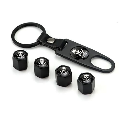 Crâne De Pirate - Capuchon De Assujetantivol En Aluminium Pour Voiture, Couvercle De Noyau Modifié, Services.Com America, Deadpool, Resident Evil, Batman 7.5 Ate Skull