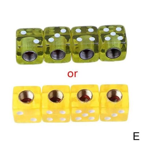 Bouchons De Valve Anti-Poussière De Voiture, 4 Pièces/Lot, Automobile, Motocyclette, Voiture Électrique, Valve De Pneu