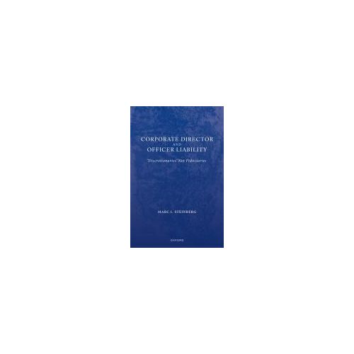 Corporate Director And Officer Liability