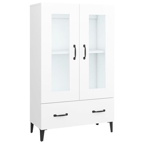 vidaXL Buffet Blanc 70x31x115 cm Bois d'ingénierie