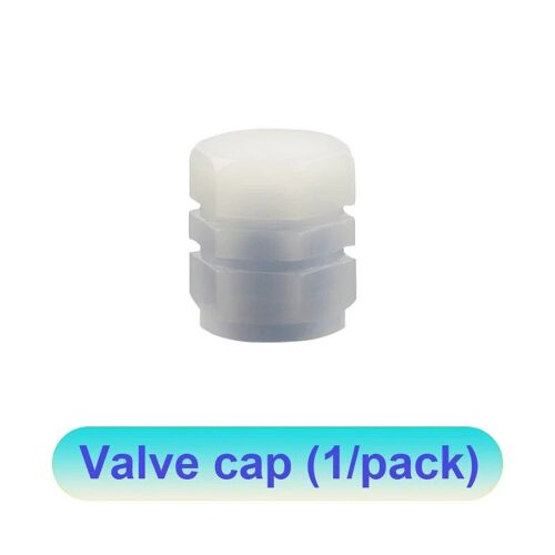 1pc Bleu - Capuchon De Valve De Pneu Lumineux Universel, Plastique Abs, Anti-Poussière, Accessoires, Couvre-Tiges De Pneu, Application Voiture, Moto, Vélo