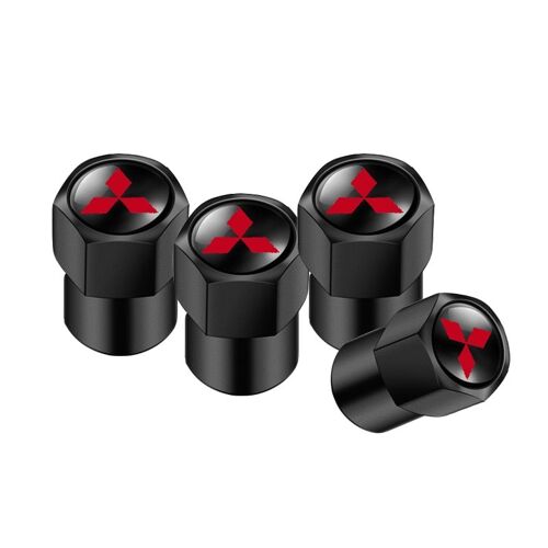 Black 4pcs - Bouchons De Assujetde Voiture Pour Mitsubishi, Outlander, Lancer L200, Delica, Pajero, Ralliart, Produits Automobiles, Accessoires, 4 Pièces