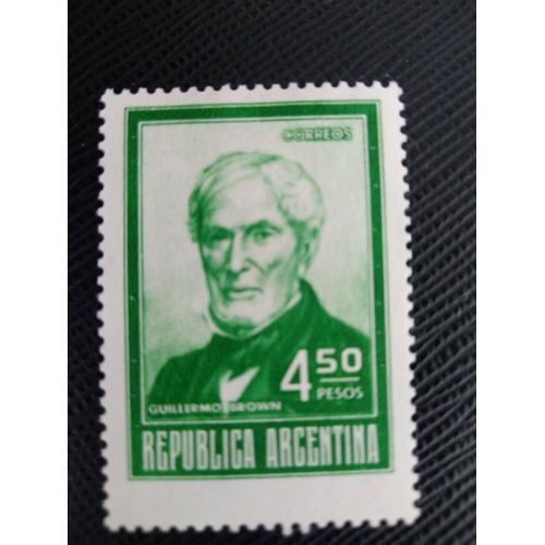 Timbre Argentine Yt 976 Guillermo Brown (1777 1857) - 1974 ( 141207 )