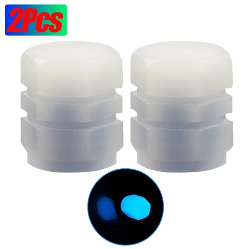 2pcs Bleu - Bouchons De Assujetde Roue Shoous En Plastique Abs, Anti-Poussière, Accessoires De Pneus, Couvercle De Tige Pour Voiture, Moto, Vélo