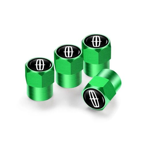 4pcs Vert - Bouchons De Assujetde Roue De Voiture, Couvercles Anti-Poussière, Accessoires Pour Lincoln Navigator Mkz Mkx Mkc Mkt Continental Nautilus Flyer Corsair, 4 Pièces