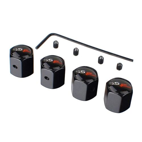 Ssr Noir - Bouchons De Assujetde Roue De Voiture En Métal, Couvercles Automobiles, Pièces Automobiles Universelles Pour Chevrolet, Accessoires De Couvercle De Assujet, Nouveau, Ensemble De 4 Pièces